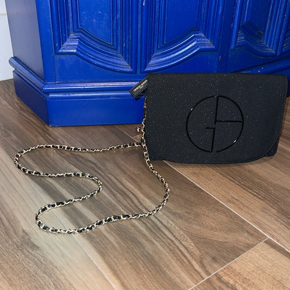 Giorgio Armani Beauty Black Crossbody Bag